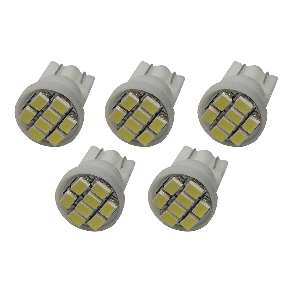 Replacement-To-T-10-WhiteClear-L.E.D-5-Bulb-Kit