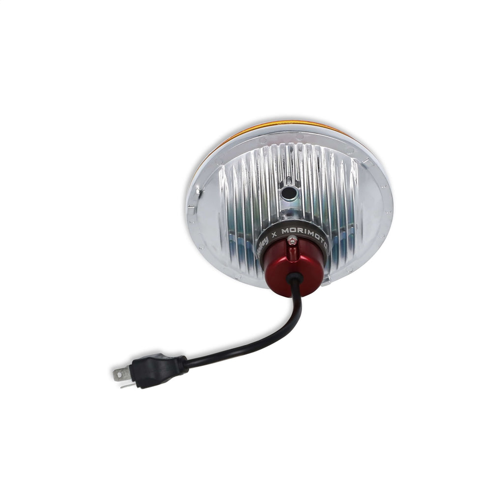 Retrobright-Led-Headlight-5.75In-Round-Yellow-Lens