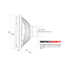 Load image into Gallery viewer, Retrobright-Led-Headlight-5.75In-Round-Yellow-Lens