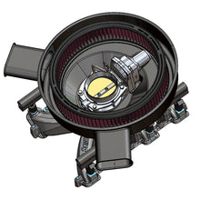Load image into Gallery viewer, Retrofilter-Drive-By-Wire-Air-Cleaner---14-Inch-Diameter---Dual-Snorkel---Black