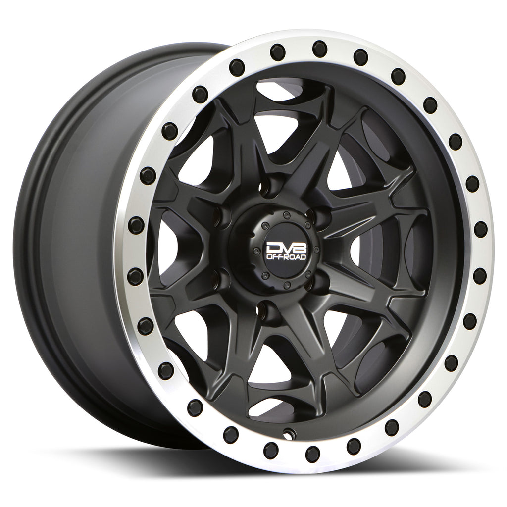 Rev-Off-Road-886-Series-Beadlock-17X9-6X139.7-12Mm-Matte-Black-Rev-Wheel