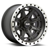 DV8 Offroad 886B-7908312 886 Sim Beadlock; Matte Black; 17 X 9; BP:6X139.7; OS:-12