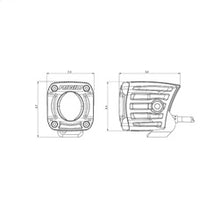Load image into Gallery viewer, Rigid Industries 491613 Revolve Pod with Amber Backlight Pair