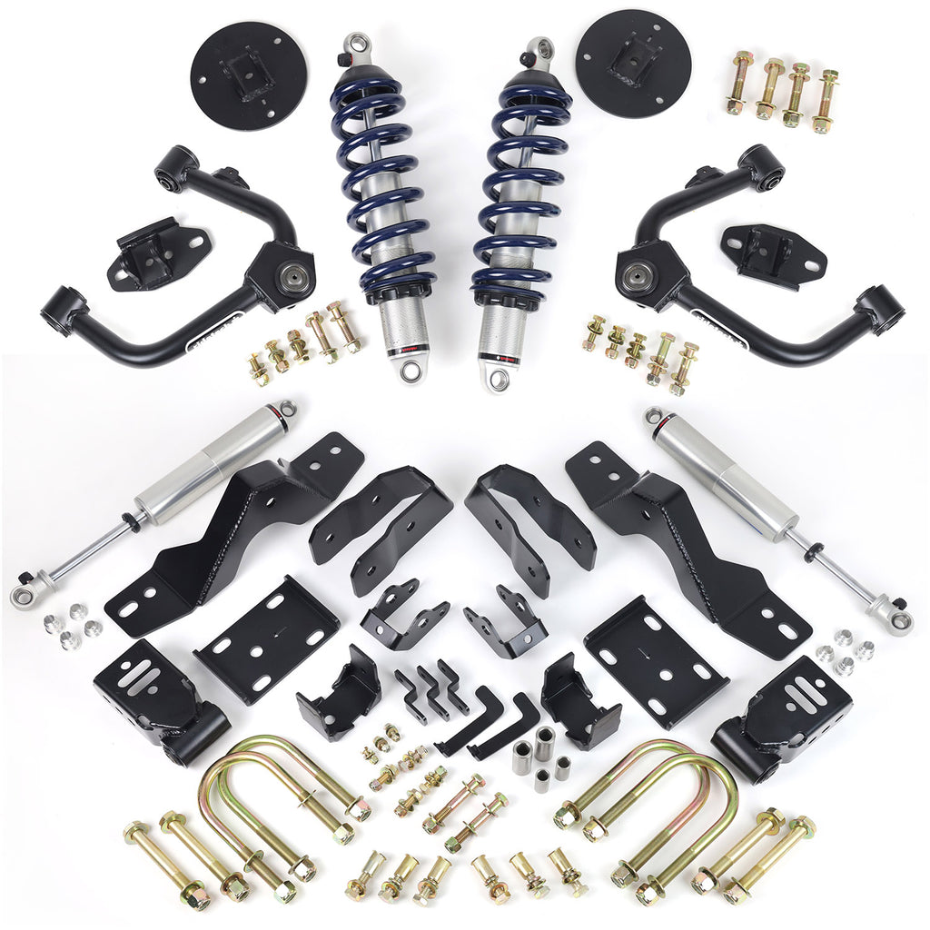 Ridetech-19-23-SilveradoSierra-2Wd4Wd-Lowering-System-With-Coilovers