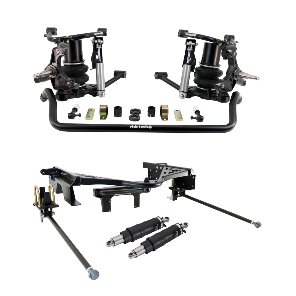 Ridetech-88-98-Chevy-C1500-2Wd-Air-Suspension-System-W-Hd-Drop-Spindles