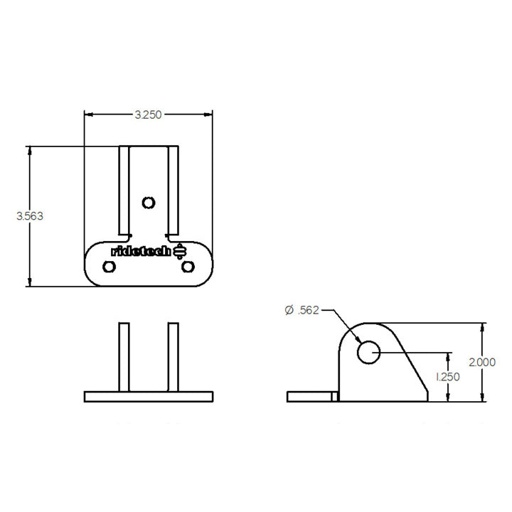 Ridetech-Bracket-To-Mount-C4-Corvette-Shockwave-Lower-Control-Arm