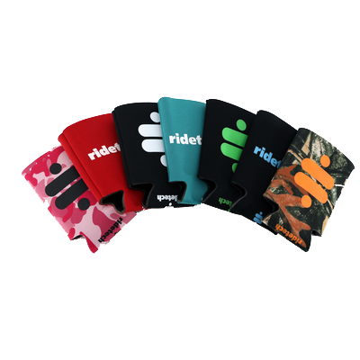Ridetech-Coozie-BlackWhite-Logo