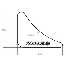 Load image into Gallery viewer, Ridetech-Gusset-18In-Mild-Steel-2.75In-X-3.5In