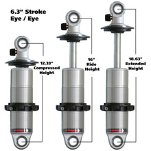 Load image into Gallery viewer, Ridetech-Hq-Series-Coilover-Shock-6.3In-Travel-2.5In-Coil-EyeEye-Mounting-12.325Inx18.625In