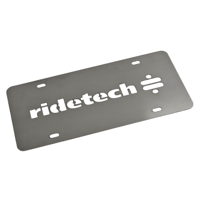 Ridetech-License-Plate,-Stainless-Steel.