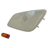 Crown Automotive 55155628ABC Right Side Marker Lamp, Clear w/ Amber Bulb for 1997-2006 Jeep TJ Wrangler