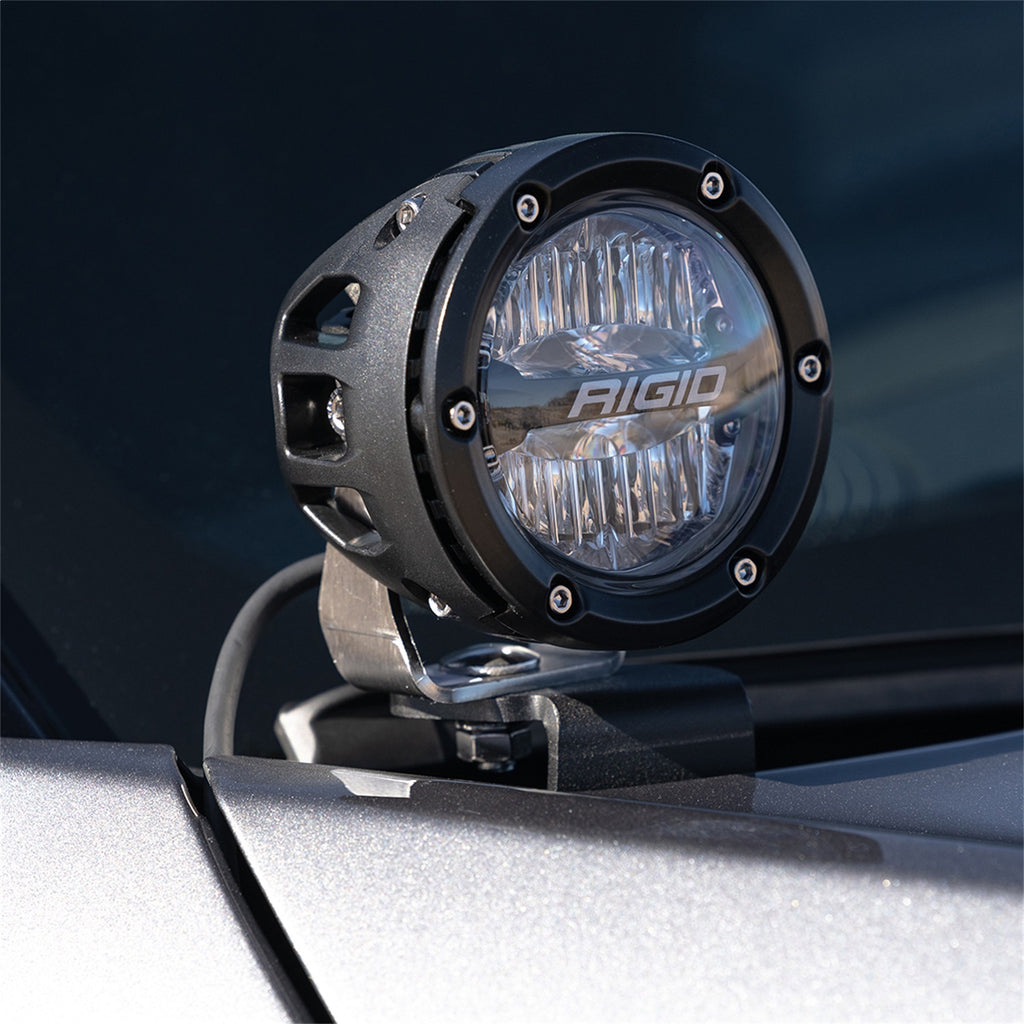 Rigid Industries 46709 RIGID 2021 Ford Bronco Sport A-Pillar LED Light Mount; Fits 360-Series; D-Series for Select Ford Bronco Sport