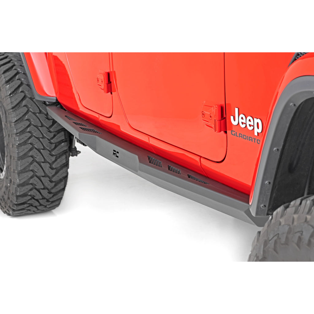Rock-Sliders-Heavy-Duty-L-20-22-Jeep-Gladiator-Jt-4Wd-Rough-Country