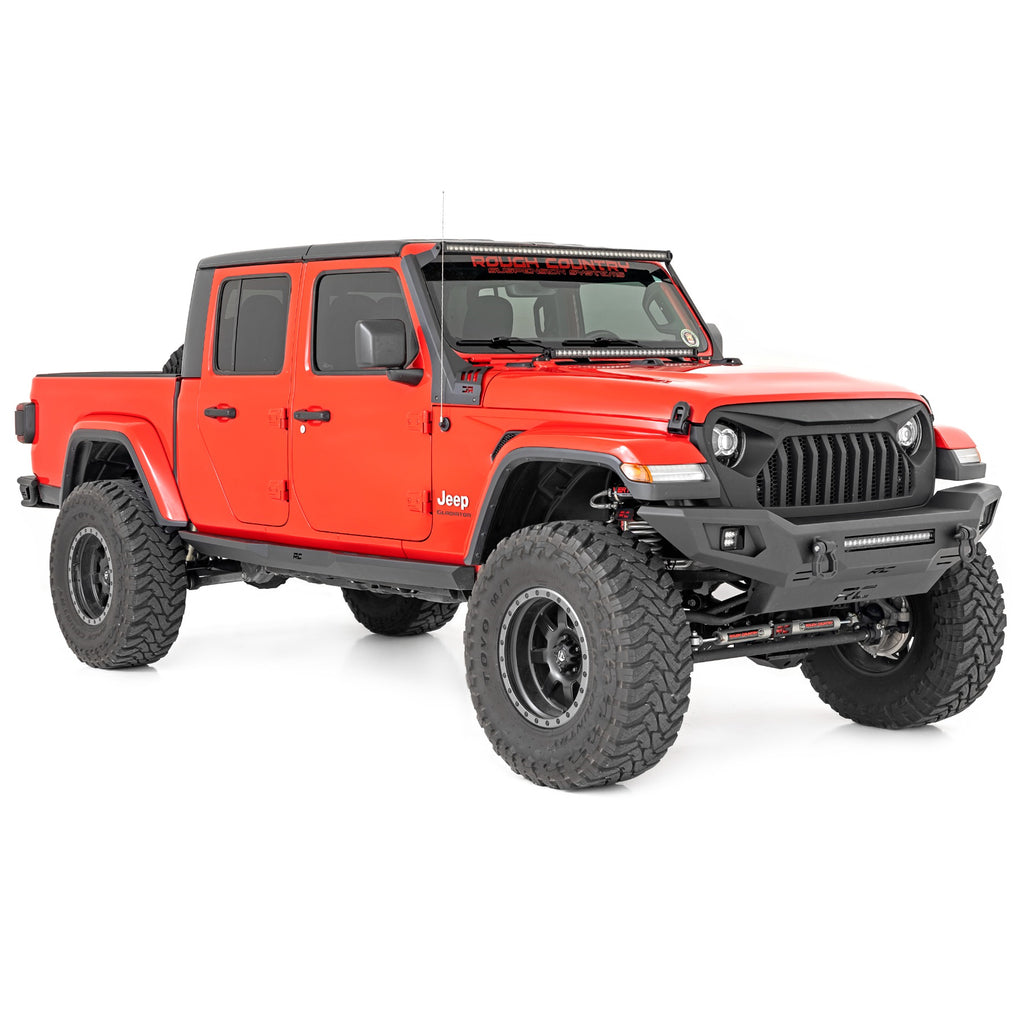 Rock-Sliders-Heavy-Duty-L-20-22-Jeep-Gladiator-Jt-4Wd-Rough-Country