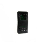 Race Sport RS-RP12VG LED Rocker 12V Switch (Green)