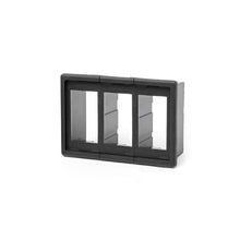 Load image into Gallery viewer, Rocker-Switch-Housing-Kit-3-Switches-Black-Plastic-Rough-Country