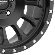 Load image into Gallery viewer, Rockwell-Satin-Black-17X8.5-5X5-4.75Bs-Offset-0Mm-Cap-PN-503432700