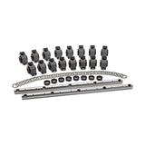 Proform 440-469 Roller Rocker Arm Set; 1.6; Shaft-Mount; MOPAR; Black; Fits SB Chrysler Engines