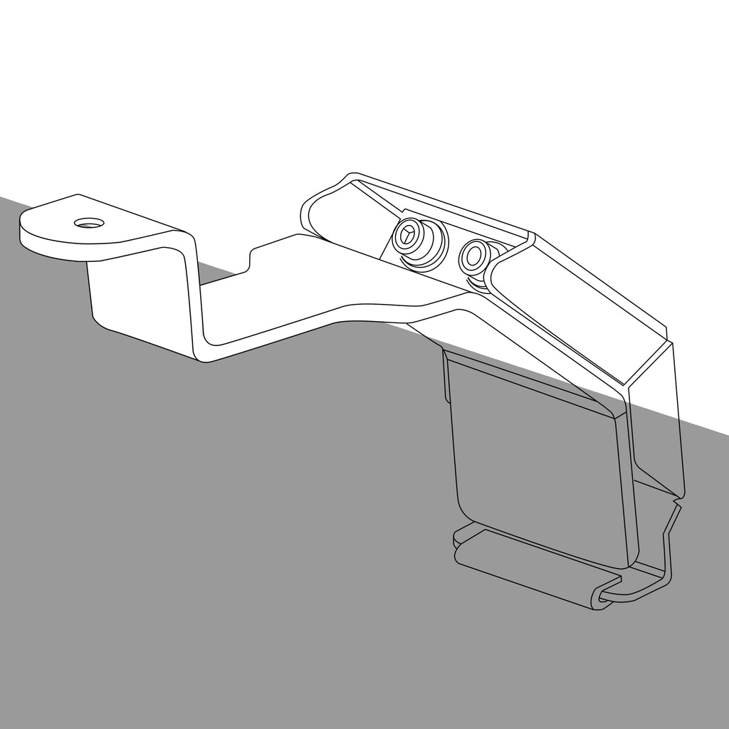 Roof-Rack-Rain-Gutter-Drip-Rail-Mounts6pc-Kit-Black-Mount-Kits