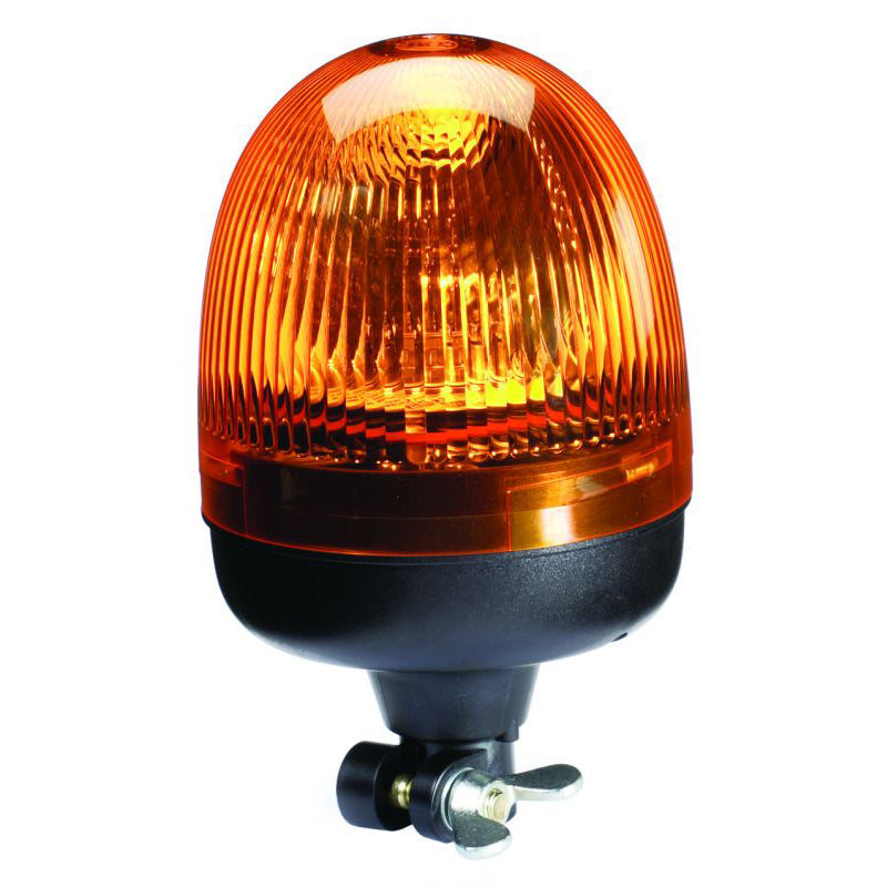 Rota-Compact-12V-Amber-Lens-Beacon-W-Flexible-Pole-Mount