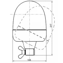Load image into Gallery viewer, Rota-Compact-12V-Amber-Lens-Beacon-W-Flexible-Pole-Mount