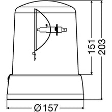 Load image into Gallery viewer, Rotating-Beacon-H12v-Yellow-Mg12-2Rl