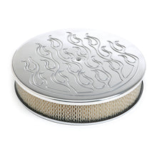 Load image into Gallery viewer, Round-Air-Cleaner-Set-Flame-(Ball-Milling);-14-In.-Diameter,-3-In.-Tallaluminum