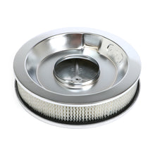Load image into Gallery viewer, Round-Air-Cleaner-Set-Pinstripe-(Ball-Milling);-14-In.-X-3-In.--Aluminum