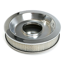 Load image into Gallery viewer, Round-Air-Cleaner-Set-(Paper-Element);-14-In.-Dia.;-3-In.-Tall;-Stainless-Steel195964-Pontiac-Engin