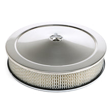 Load image into Gallery viewer, Round-Air-Cleaner-Set-(Paper-Element);-14-In.-Dia.;-3-In.-Tall;-Stainless-Steel195964-Pontiac-Engin