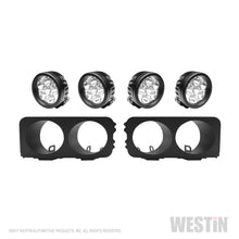 Load image into Gallery viewer, Round-Led-Light-Kit-For-Outlaw-Front-Bumpers-Incl-4-Striker-Led-Lights--2-Brackets-Text-Blk