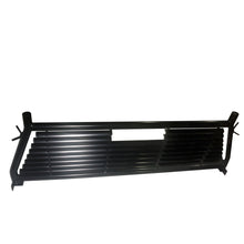 Load image into Gallery viewer, Round-Tube-Louver-Without-Rear-Cab-Window-Cut-Out-Powder-Coated-Black-Steel