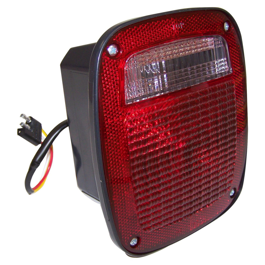Rt.-Tail-Lamp-W-Black-Body,-W-License-Lamp-Window-For-1976-80-Jeep-Cj-5,-Cj-7