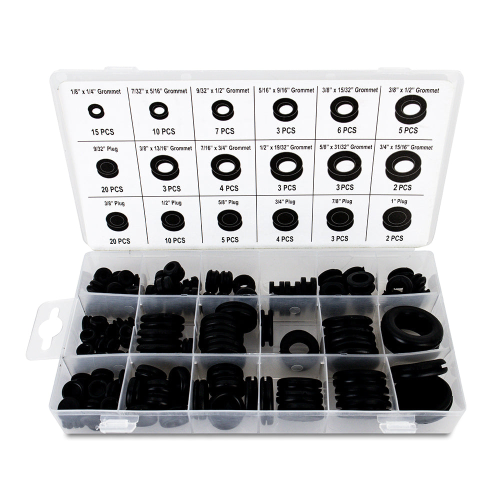 Rubber-Grommet-Assortment---125Pc.
