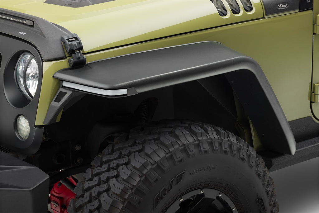 Rugged Ridge 11640.56 Max Terrain Fender Flare for Select Jeep Wrangler, Jeep Wrangler JK