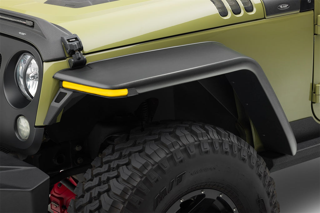 Rugged Ridge 11640.56 Max Terrain Fender Flare for Select Jeep Wrangler, Jeep Wrangler JK