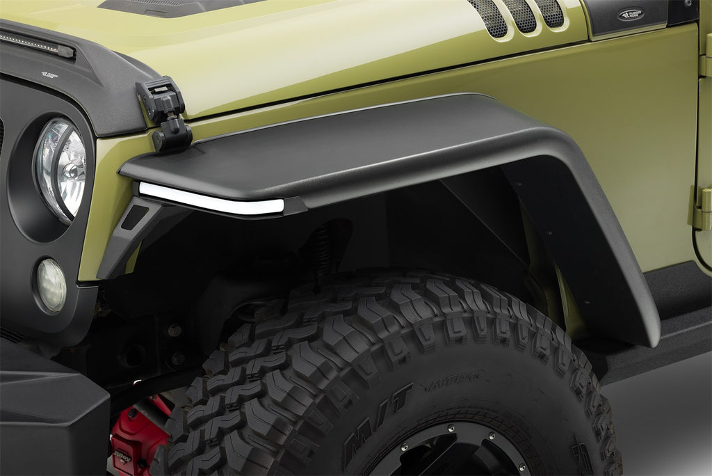 Rugged Ridge 11640.56 Max Terrain Fender Flare for Select Jeep Wrangler, Jeep Wrangler JK