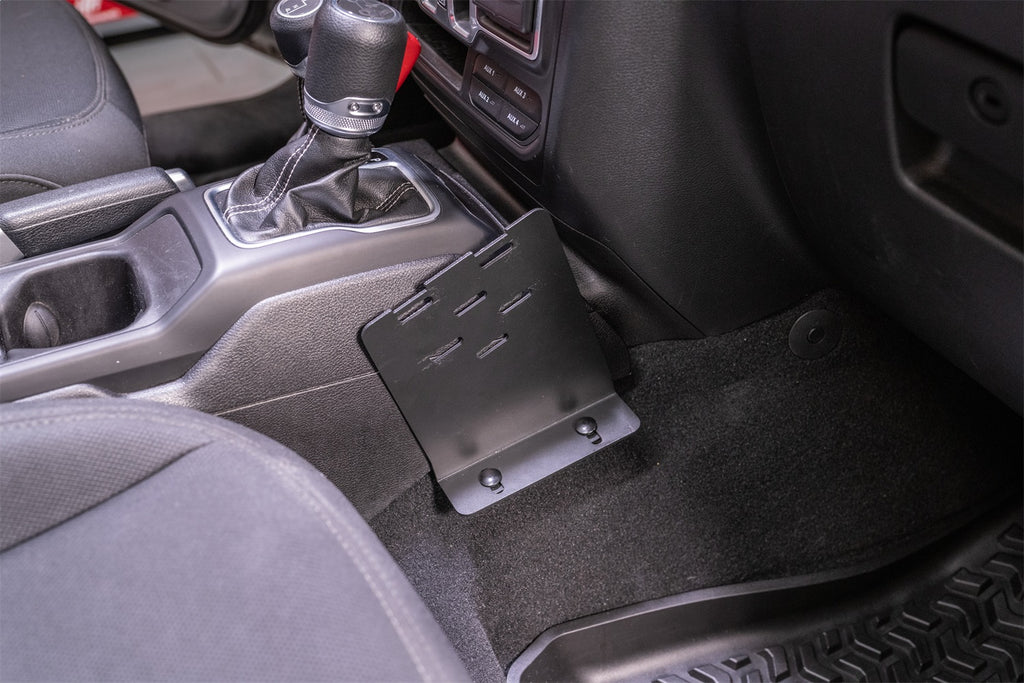 Rugged Ridge 13551.06 CB Radio Mount Bracket for Select Jeep Gladiator, Jeep Wrangler