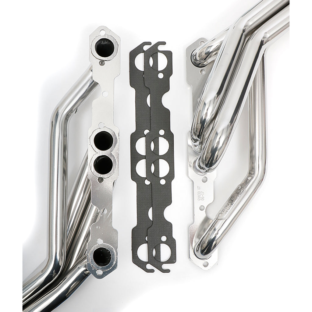 S10--Sb-Chevy-V8-Engine-Swap-Headers;-Long-Tube--Htc-Silver-Ceramic-Coated