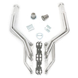 Hedman Hedders 69036 S10 / SB CHEVY V8 ENGINE SWAP HEADERS; LONG TUBE- HTC Silver Ceramic Coated