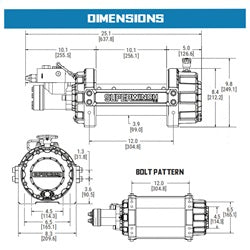 Superwinch S100429 Hydraulic Winch