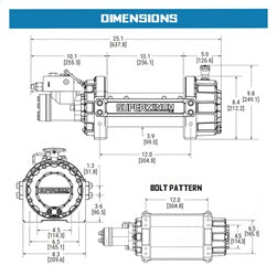 Superwinch S100430 Hydraulic Winch