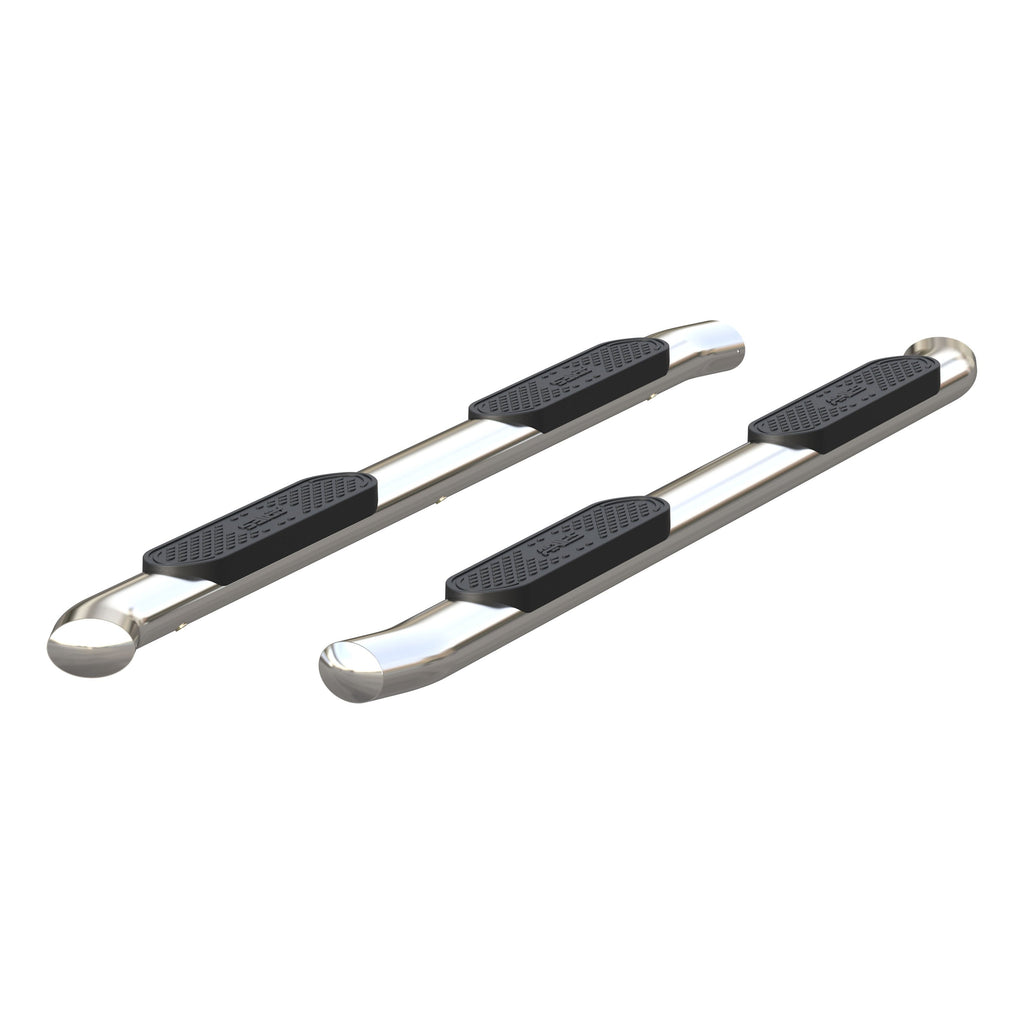 ARIES S222023-2 4-Inch Oval Polished Stainless Steel Nerf Bars, Select Toyota Tundra CrewMax for Select Toyota Tundra