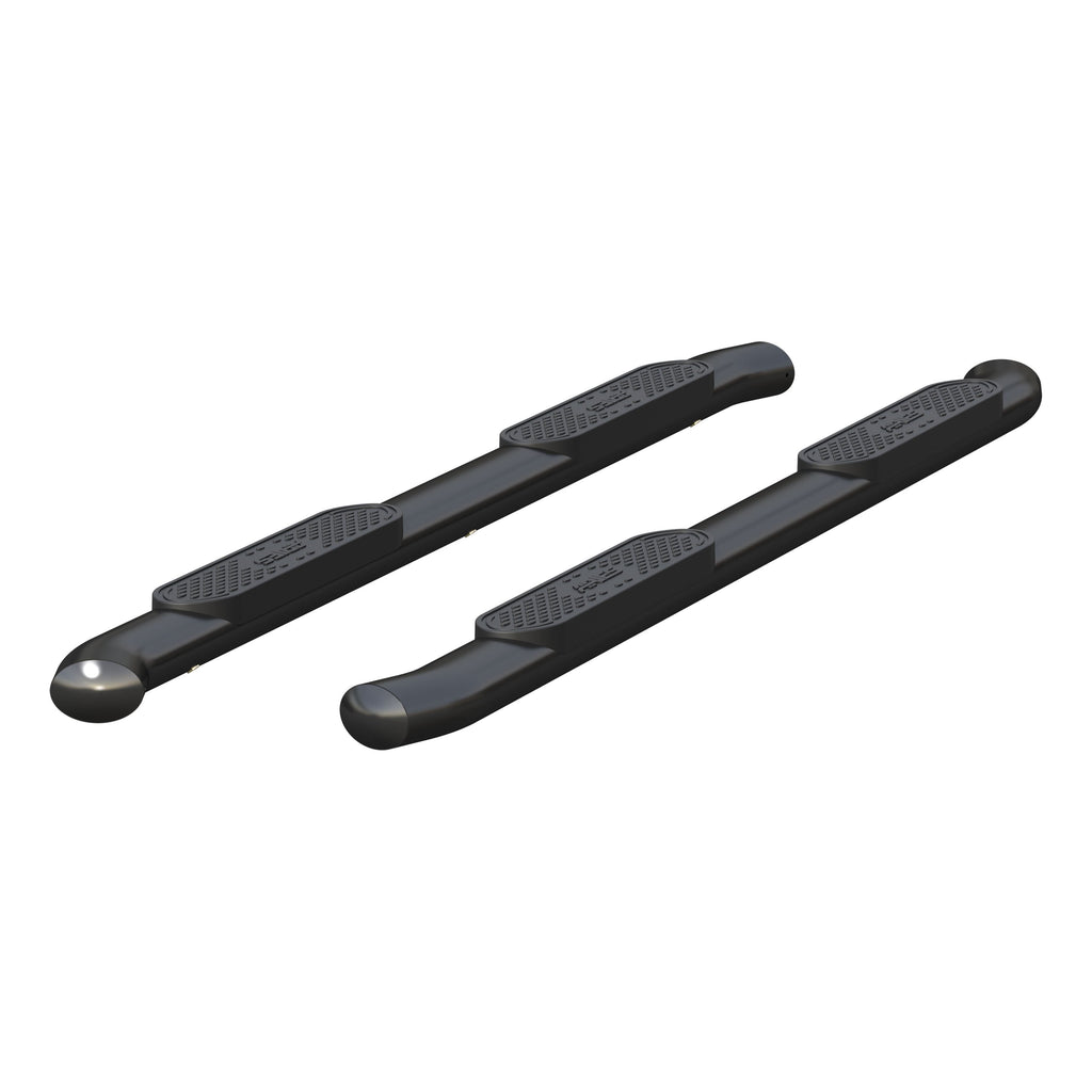 ARIES S222023 4-Inch Oval Black Steel Nerf Bars, Select Toyota Tundra CrewMax for Select Toyota Tundra