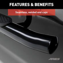 Load image into Gallery viewer, ARIES S222023 4-Inch Oval Black Steel Nerf Bars, Select Toyota Tundra CrewMax for Select Toyota Tundra