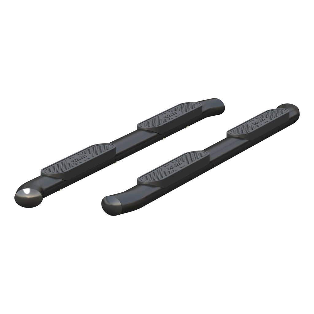 ARIES S222029 4-Inch Oval Black Steel Nerf Bars, Select Toyota Tacoma Double Cab for Select Toyota Tacoma
