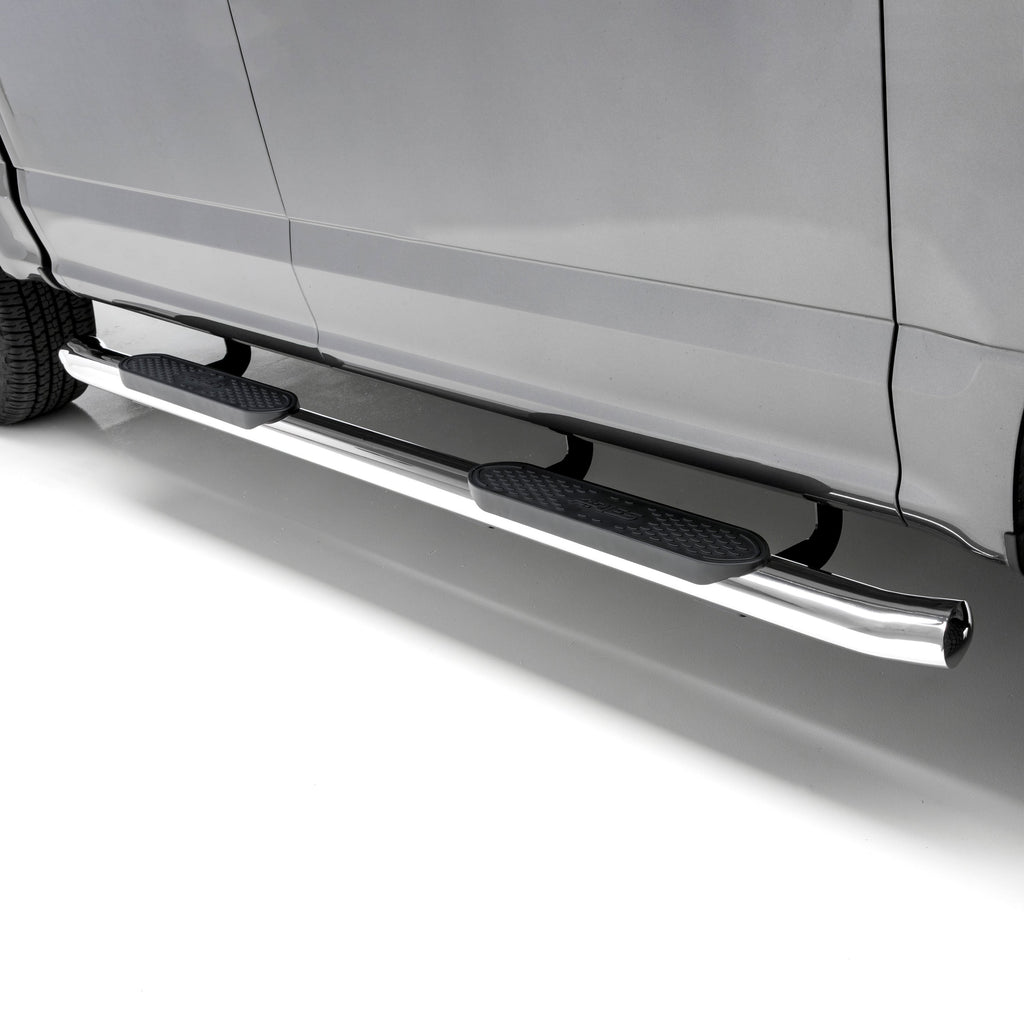ARIES S223016-2 4in. Polished Stainless Oval Side Bars; Select Ford F-150 - Truck Part Superstore