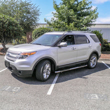 Load image into Gallery viewer, ARIES S223041-2 4" Polished Stainless Oval Side Bars, Select Ford Explorer for Select Ford Explorer