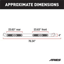 Load image into Gallery viewer, ARIES S223041 ARIES S223041 4-Inch Oval Black Steel Nerf Bars; Select Ford Explorer - Truck Part Superstore