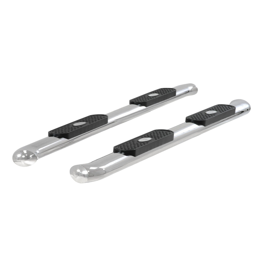 ARIES S223044-2 4" Polished Stainless Oval Side Bars, Select Ford F150, F250, F350, F450, F550 for Select Ford F-150